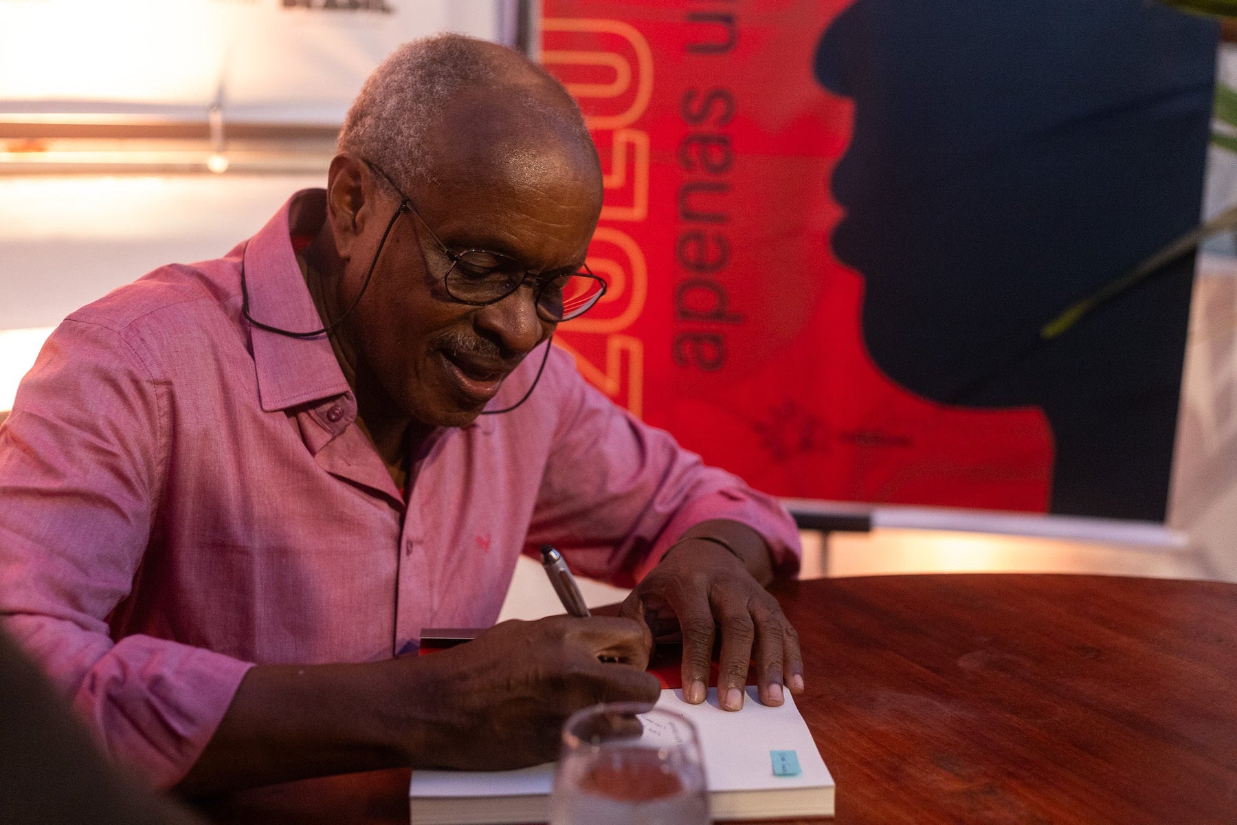 Zulu Araújo no lançamento de Apenas um Cidadão