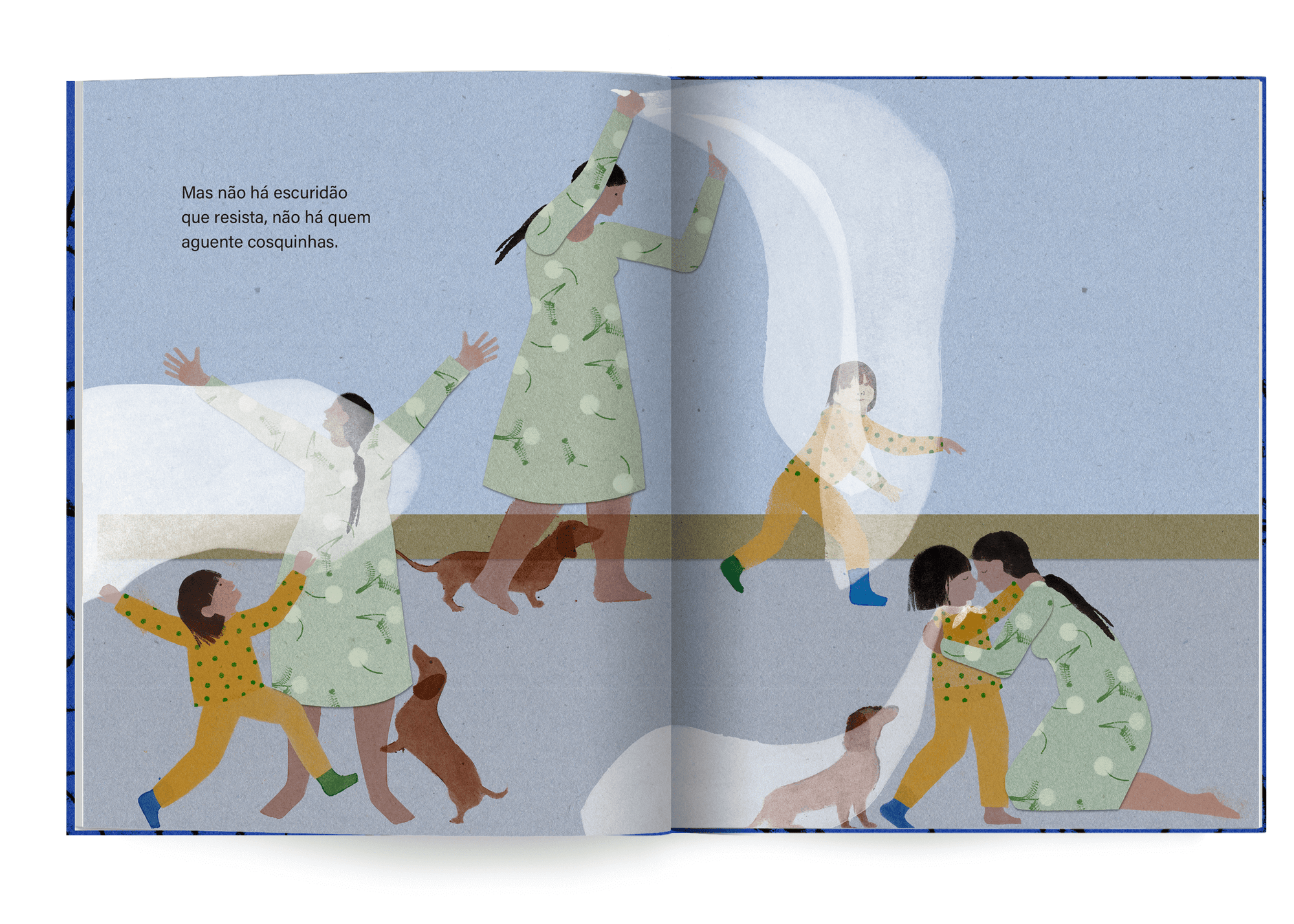 Lá fora, os fantasmas