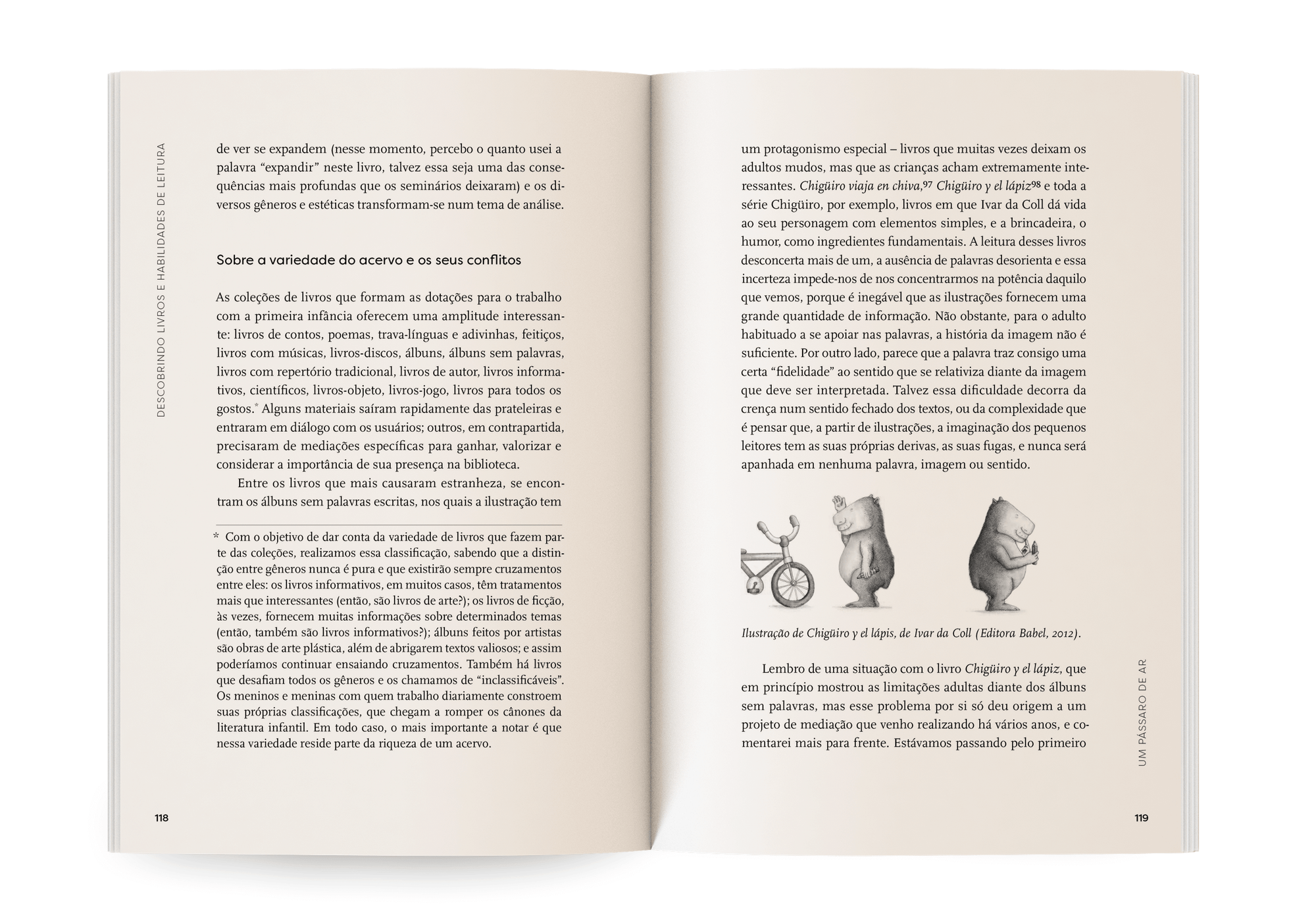 Um pássaro de ar - a formação dos mediadores de leitura para a primeira infância de María Emília Lopez